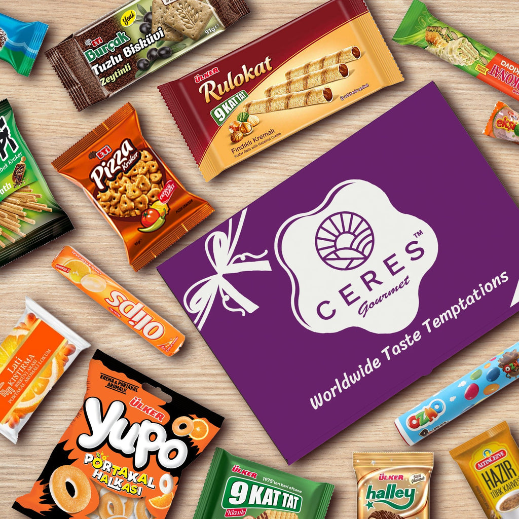 International Exotic Snack Variety Box 31+ Pcs, Party Size