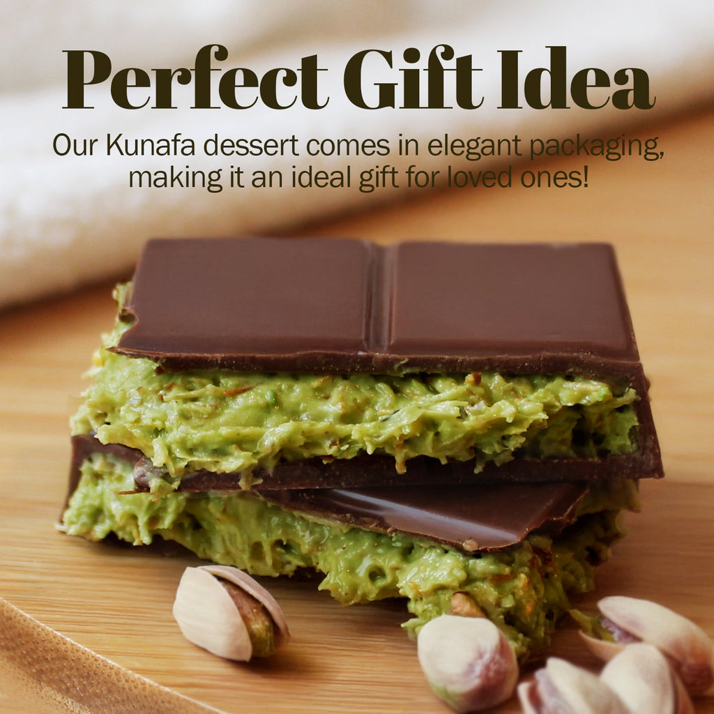 Viral Dubai Chocolate Pistachio Bar 7 oz with Elegant Box